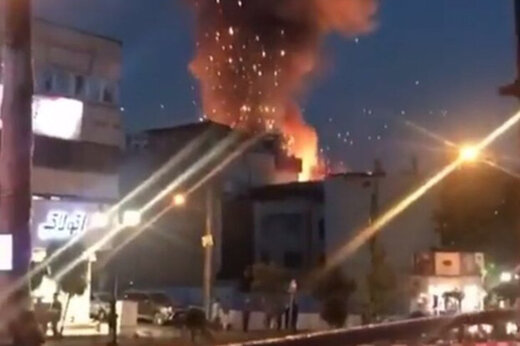 ببینید | لحظه هولناک انفجار مرکز درمانی سینا که تهران را داغدار کرد