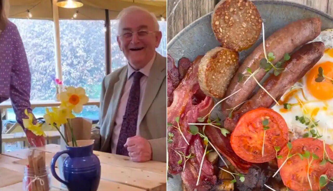 «صبحانه جان» نامی جدید در فهرست غذاهای یک کافه رستوران/ عکس