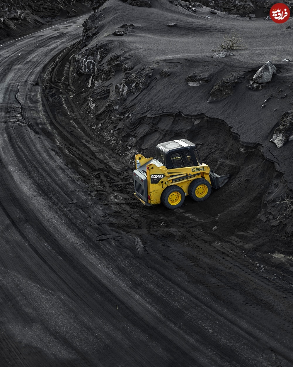 تصاویر آخر زمانی از دفن تمدن زیر خاکستر آتشفشان/ عکس