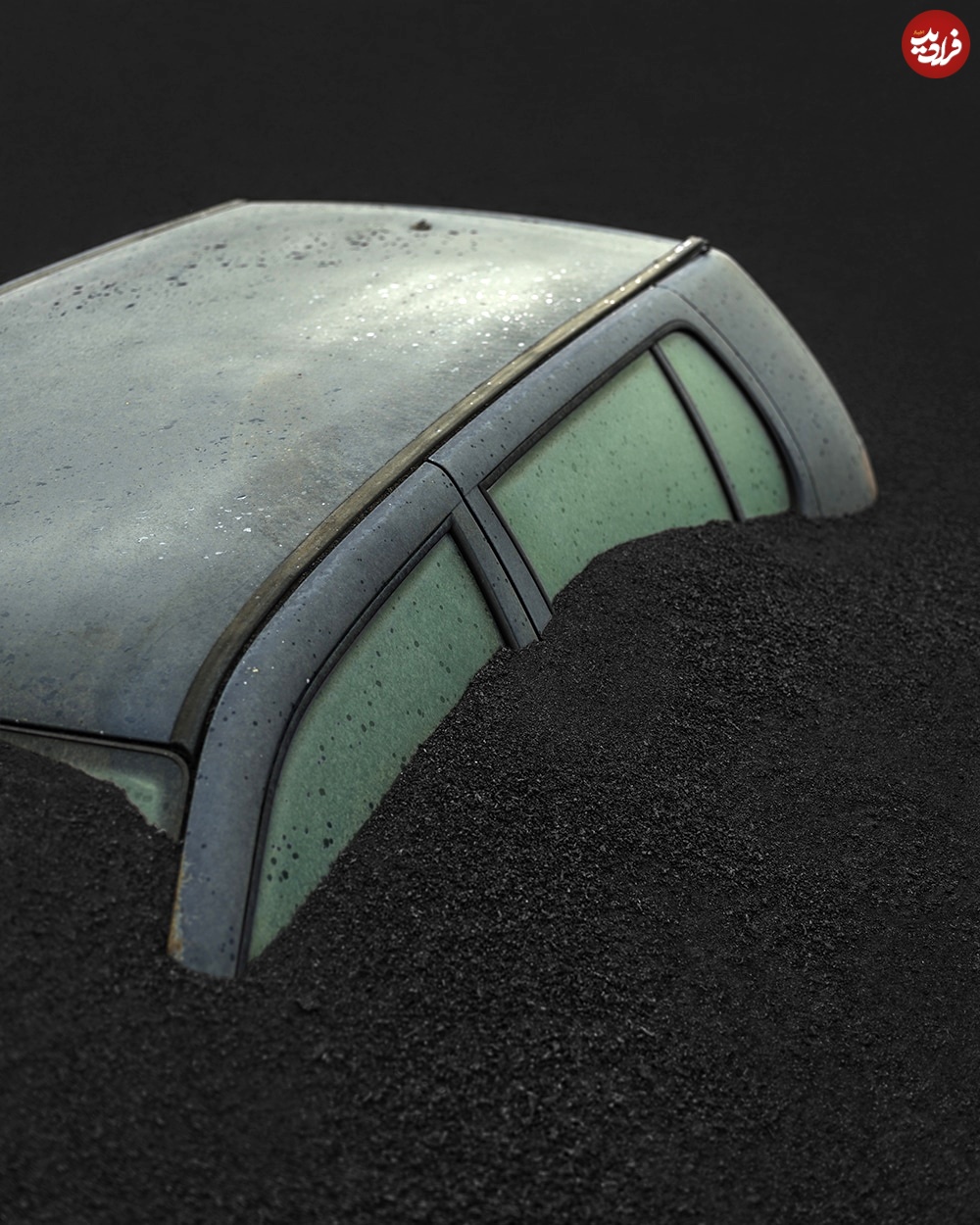 تصاویر آخر زمانی از دفن تمدن زیر خاکستر آتشفشان/ عکس