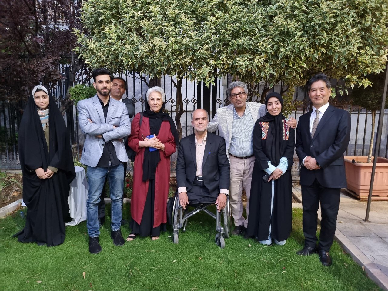 نمایش معجزه بناسان به زبان سامورایی ها در سفارت ژاپن