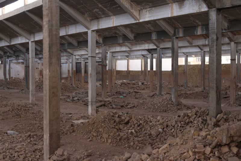 ویرانه های کارخانه تاریخی ریسندگی سمنان