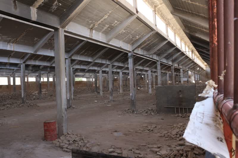 ویرانه های کارخانه تاریخی ریسندگی سمنان