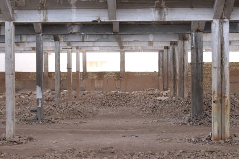 ویرانه های کارخانه تاریخی ریسندگی سمنان