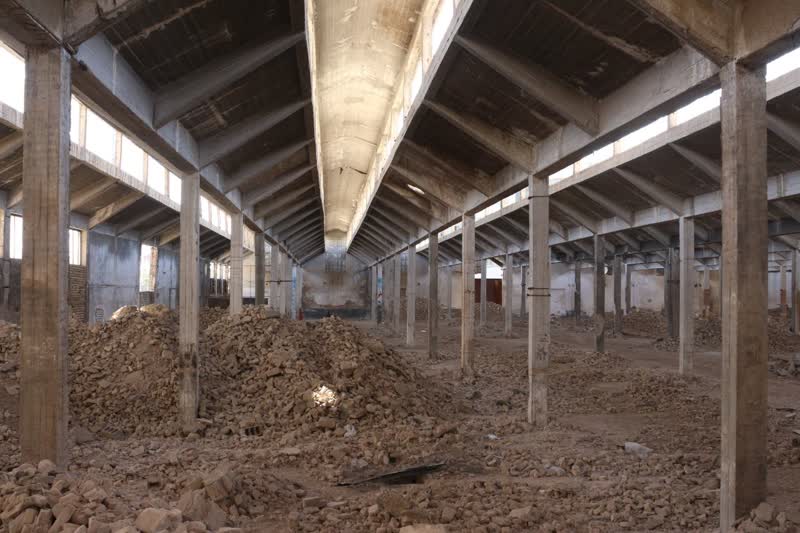 ویرانه های کارخانه تاریخی ریسندگی سمنان