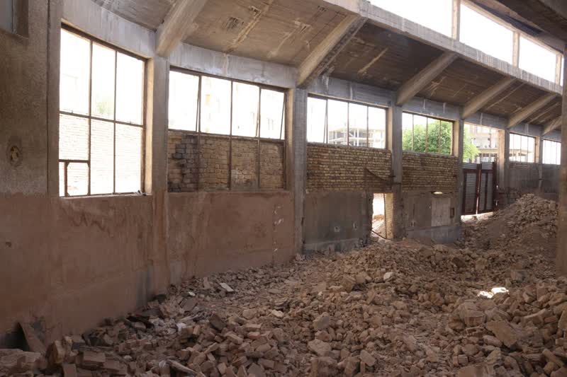 ویرانه های کارخانه تاریخی ریسندگی سمنان