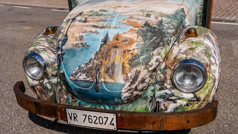 عجیبترین فولکس قورباغهای جهان/ با این ماشین نیازی به ویلا ندارید/ عکس