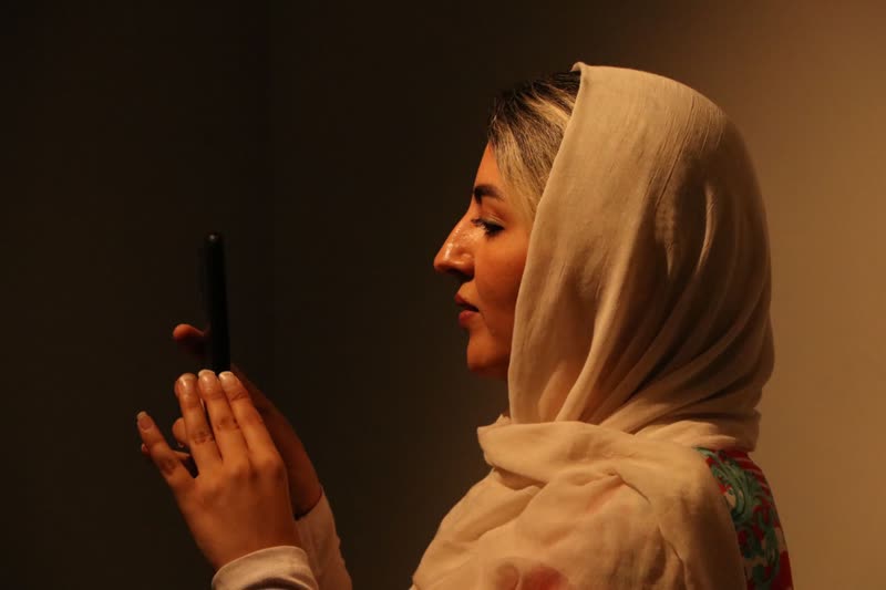 نقشهای نشسته بر خشت در نگارخانه سمنان