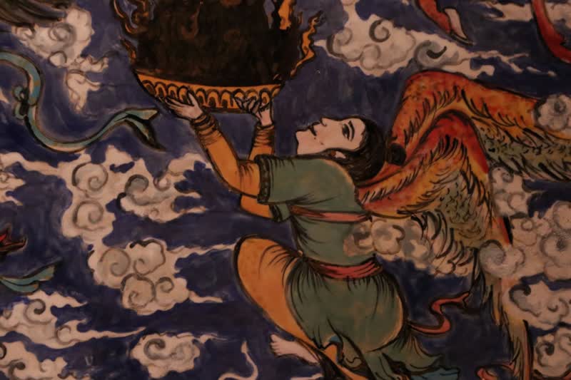 نقشهای نشسته بر خشت در نگارخانه سمنان