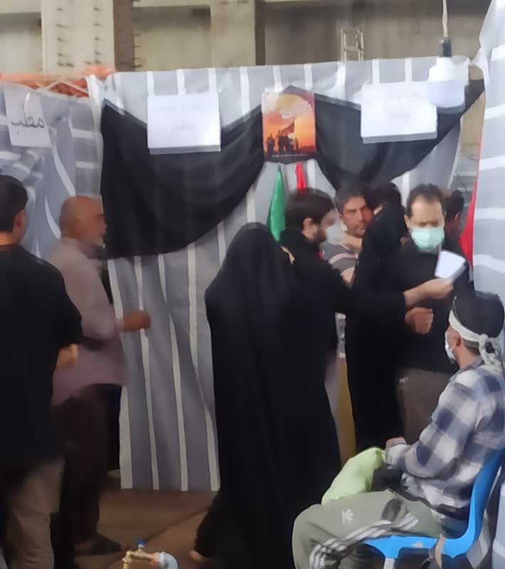 جایی که عشق حسین (ع) بر خستگی غلبه میکند