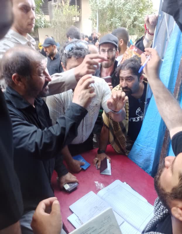 جایی که عشق حسین (ع) بر خستگی غلبه میکند