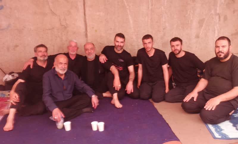 جایی که عشق حسین (ع) بر خستگی غلبه میکند