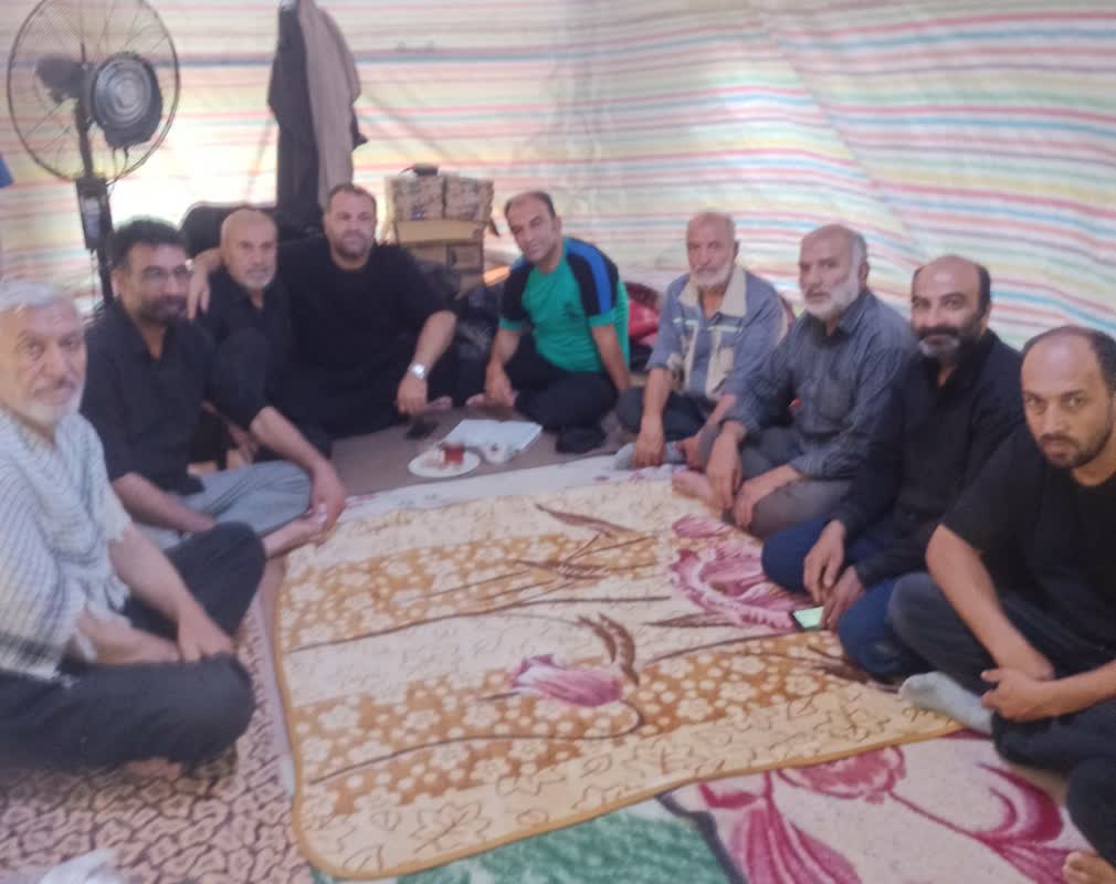 جایی که عشق حسین (ع) بر خستگی غلبه میکند