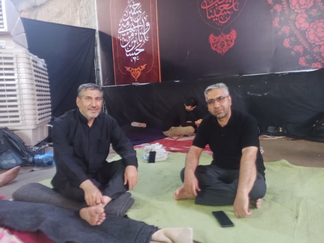 جایی که عشق حسین (ع) بر خستگی غلبه میکند