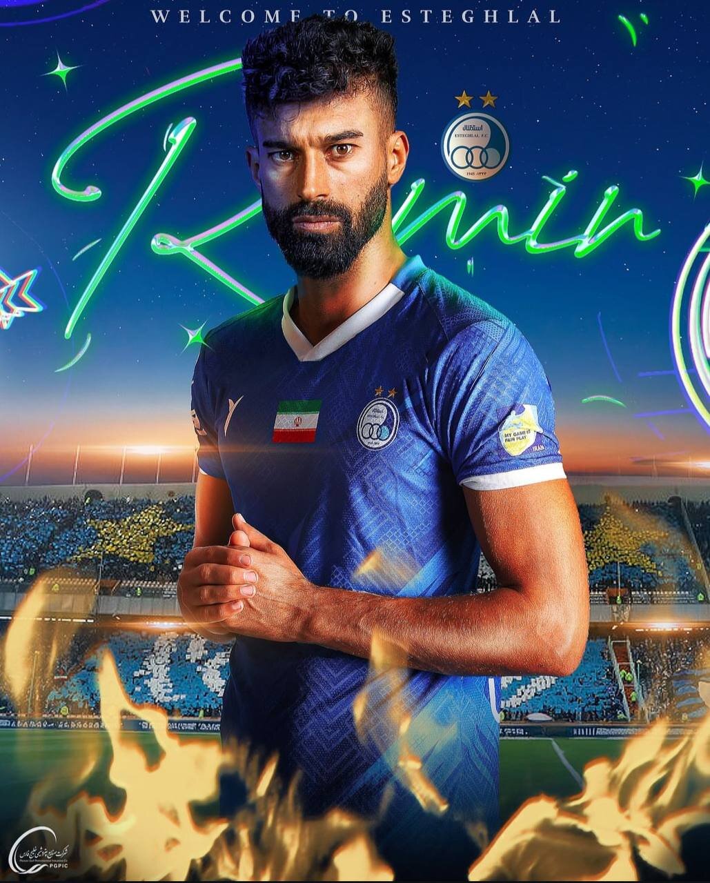 عکس | بمب بزرگ استقلال؛ رامین رضاییان در جمع آبیها