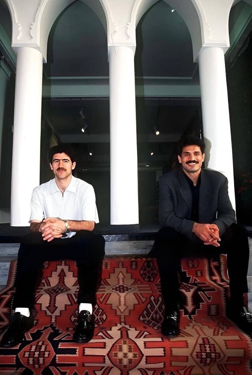 عکس | خندههای علی دایی و کریم باقری با سیبیل و استایلی قدیمی