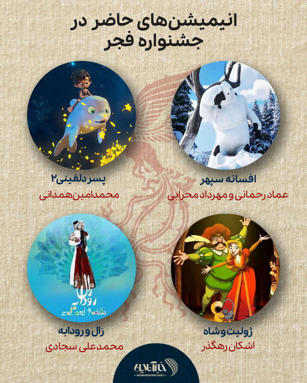 اینفوگرافیک| «ناصر الدین شاه» امروز با انیمیشن در جشنواره فیلم فجر میآید