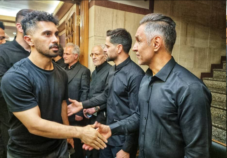 عکس| حضور چهرههای ورزشی در مراسم ختم مادر کمال کامیابی نیا