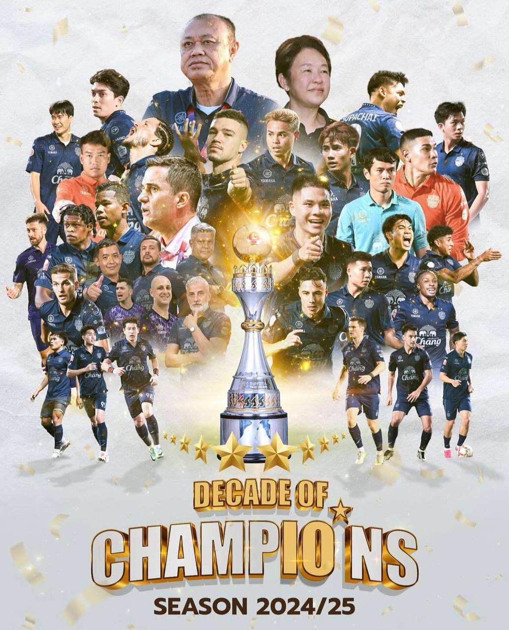 عکس | طوفان یک پرسپولیسی در تایلند؛ قهرمانی با ۹۲ گل زده!