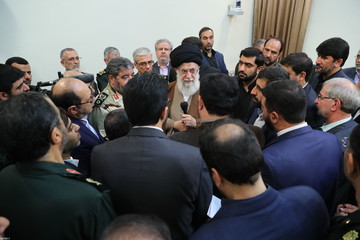 دیدار مسئولان سازمان پدافند غیر عامل با رهبر معظم انقلاب اسلامی