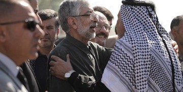 حضور حداد عادل در پیاده روی اربعین +عکس