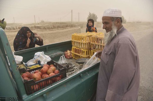 توفان شن در سیستان‎