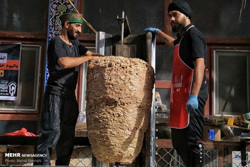 پذیرایی عراقی ها از زائران اربعین