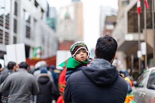 راهپیمایی اربعین حسینی در شهر تورنتو کانادا