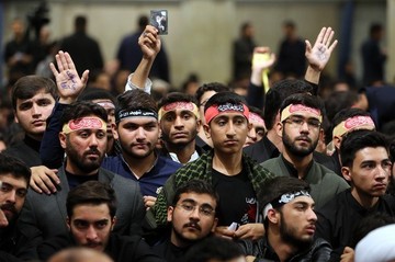 مراسم عزاداری اربعین حضرت سیدالشهدا(ع) با حضور هیئت‌های دانشجویی در حسینیه امام خمینی(ره)