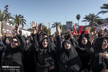 راهپیمایی جاماندگان اربعین حسینی (ع) در رشت