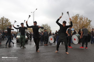 راهپیمایی جاماندگان اربعین حسینی (ع) در بیرجند