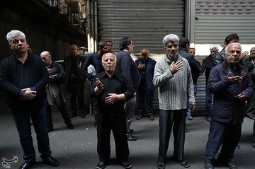 عزاداری اربعین حسینی در بازار تهران