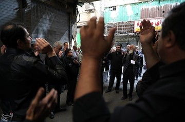 عزاداری اربعین حسینی در بازار تهران
