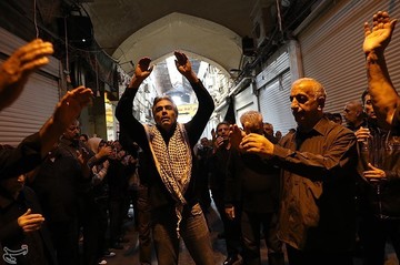 عزاداری اربعین حسینی در بازار تهران