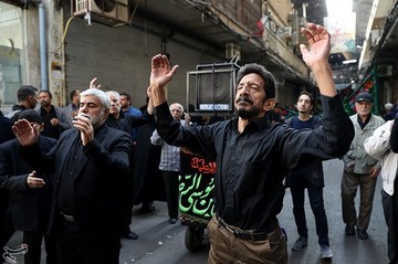 عزاداری اربعین حسینی در بازار تهران