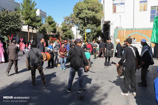 راهپیمایی جاماندگان اربعین حسینی در سمنان