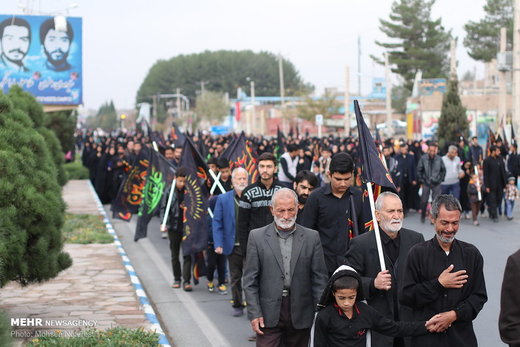راهپیمایی جاماندگان اربعین حسینی (ع) در بیرجند