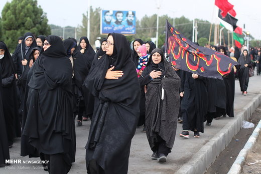 راهپیمایی جاماندگان اربعین حسینی (ع) در بیرجند