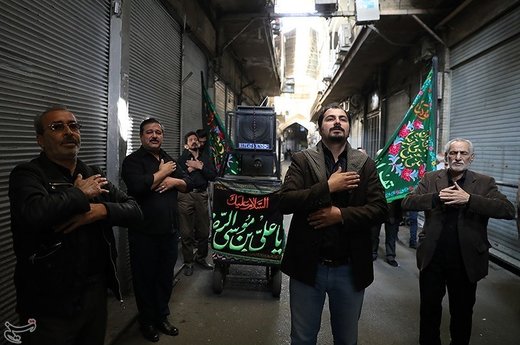 عزاداری اربعین حسینی در بازار تهران
