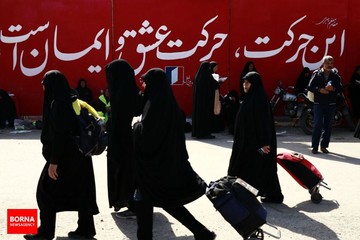 بازگشت زائران اربعین حسینی از مرز شلمچه