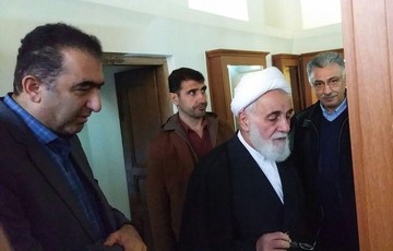 بازدید ناطق نوری از خانه موزه نیمایوشیج