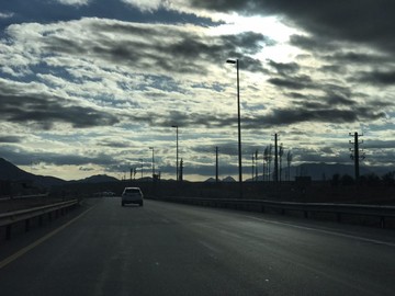 آسمان کارت پستالی پاییز در گردنه گدوک