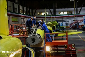 افتتاح خط تولید اولین جت جنگنده تمام ایرانی کوثر