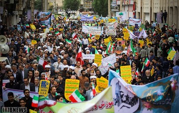 راهپیمایی 13 آبان در اهواز