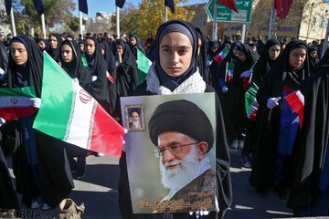 راهپیمایی 13 آبان در بجنورد