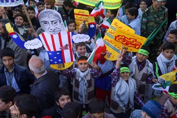 راهپیمایی 13 آبان در بجنورد