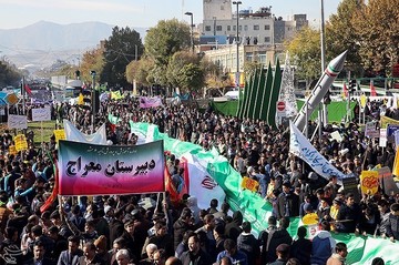 راهپیمایی 13 آبان در مشهد و کیش