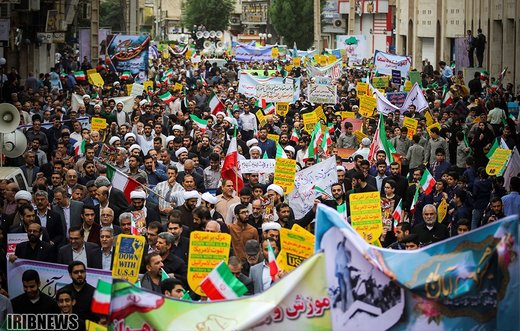 راهپیمایی 13 آبان در اهواز