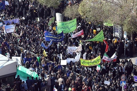 راهپیمایی 13 آبان در مشهد و کیش