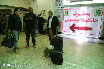 بازگشت زائران اربعین حسینی از مرز چذابه